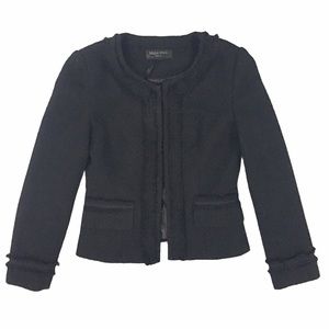 Della Spiga black jacket small vintage